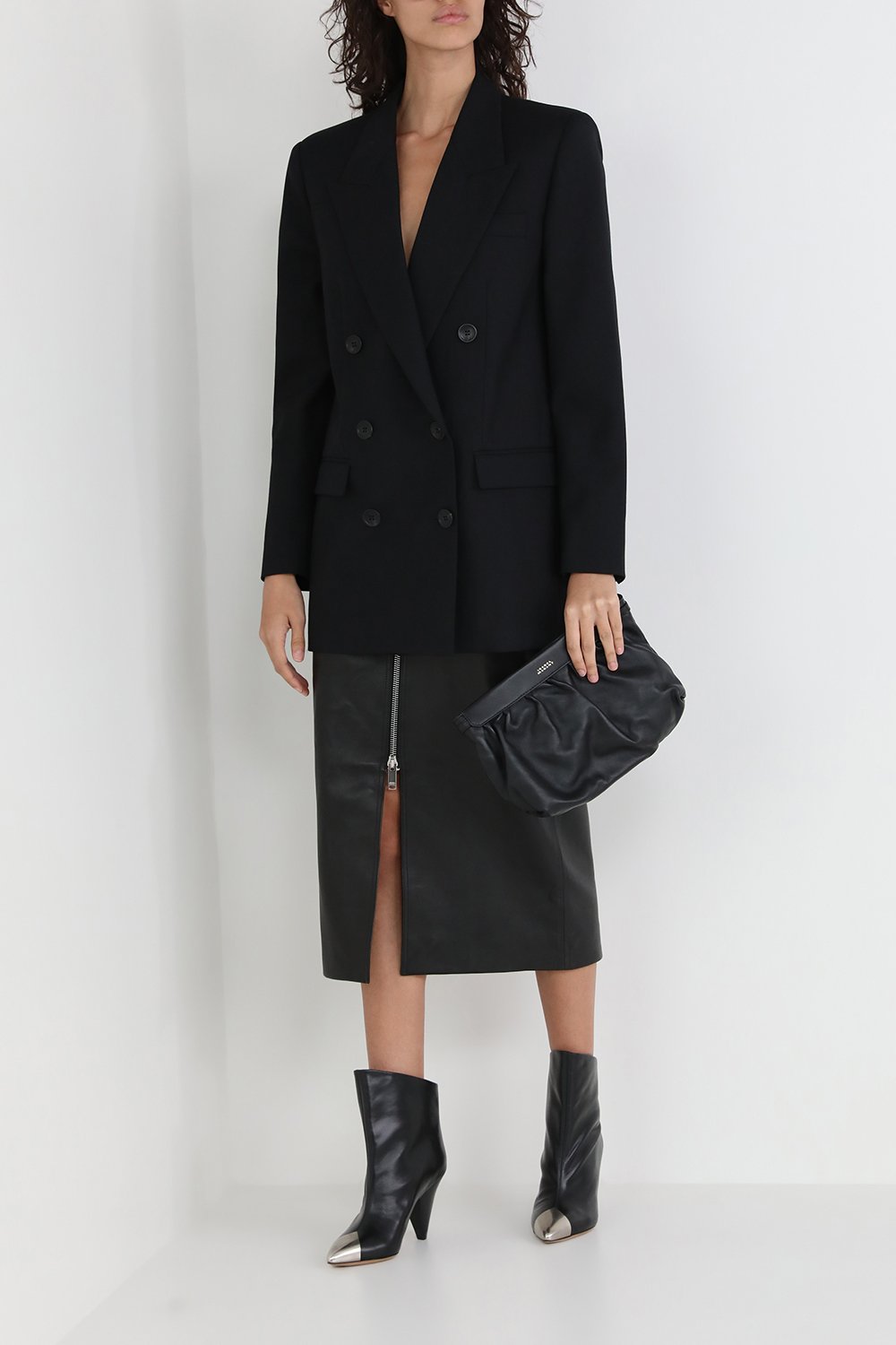 חצאית עיפרון מעור